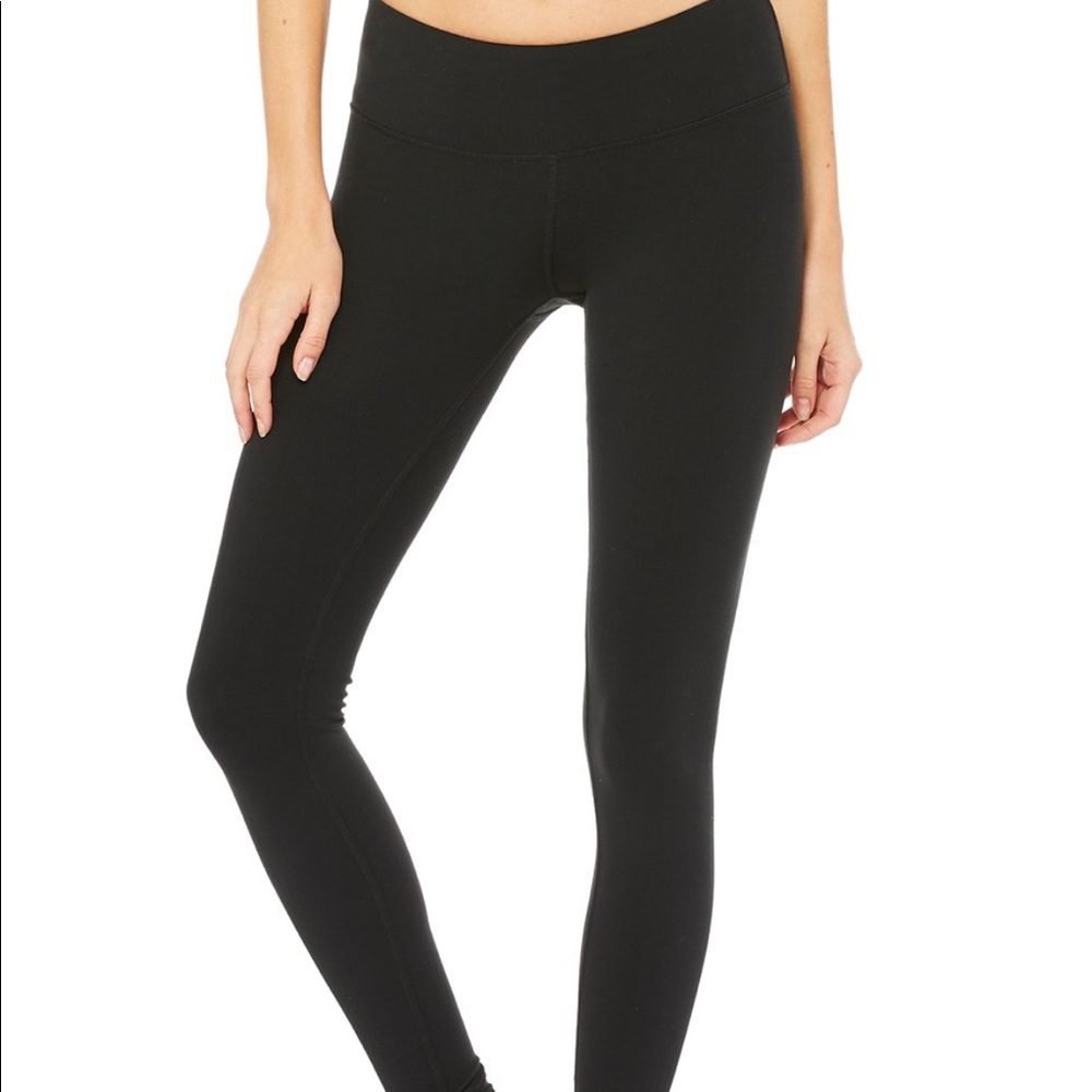 Alo yoga black airbrush leggings size XS
